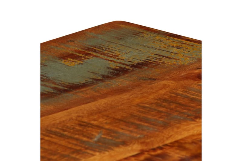 Soffbord med hylla 100x60x35 cm massivt återvunnet trä - Brun - Möbler - Bord & matgrupper - Soffbord