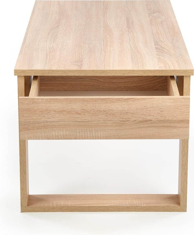 Soffbord med lådor 110x 60 cm ljus ek - Sonoma ek - Möbler - Bord & matgrupper - Soffbord