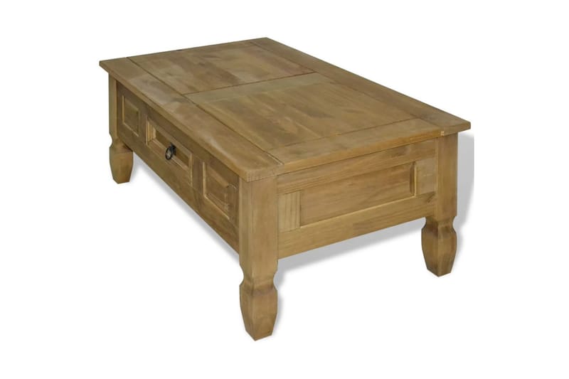 Soffbord mexikansk Coronastil furu 100x60x45 cm - Brun - Möbler - Bord & matgrupper - Soffbord
