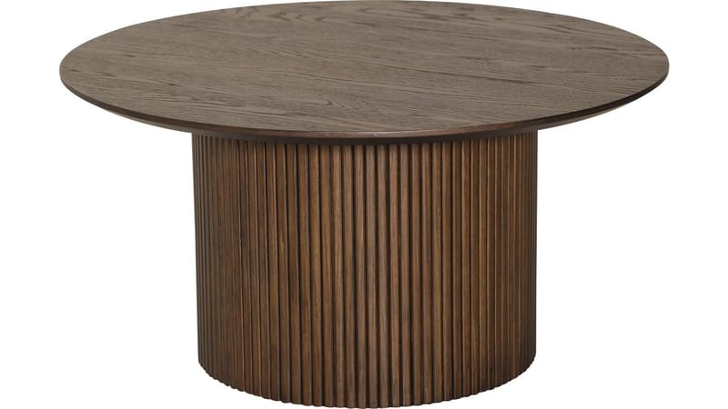 Soffbord Odmark 90 cm, Brunlackad ek