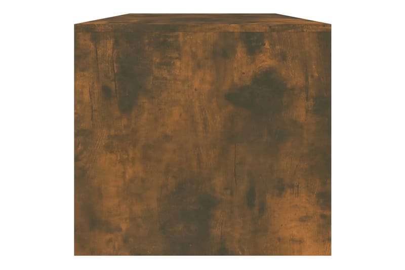 Soffbord rökfärgad ek 102x50x45 cm konstruerat trä - Brun - Soffbord