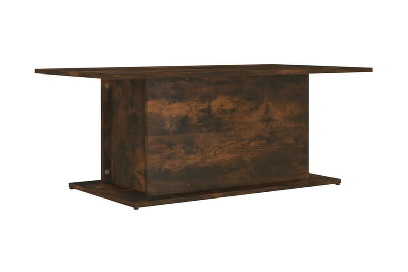 Soffbord rökfärgad ek 102x55,5x40 cm spånskiva - Brun - Möbler - Bord & matgrupper - Soffbord
