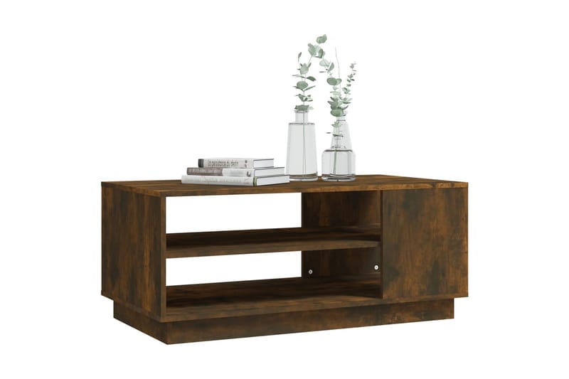 Soffbord rökfärgad ek 102x55x43 cm spånskiva - Brun - Möbler - Bord & matgrupper - Soffbord