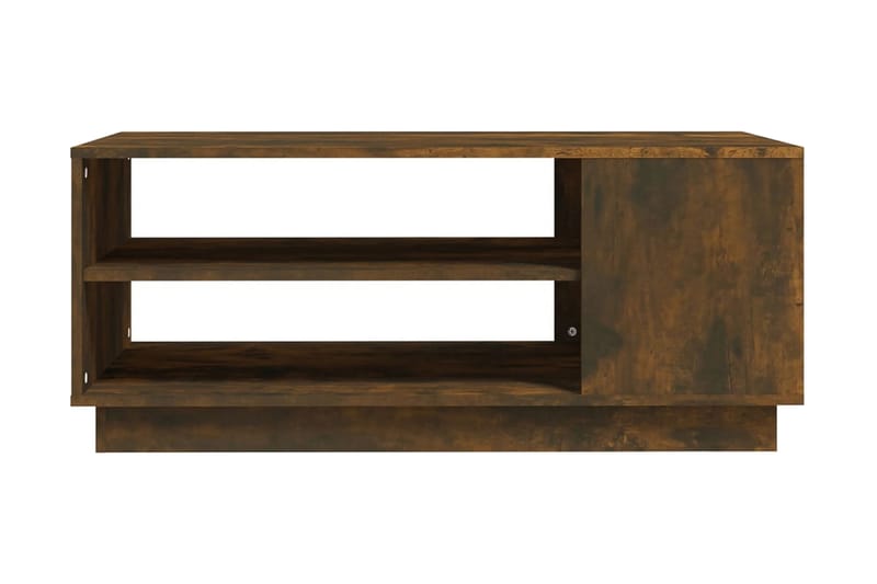 Soffbord rökfärgad ek 102x55x43 cm spånskiva - Brun - Möbler - Bord & matgrupper - Soffbord