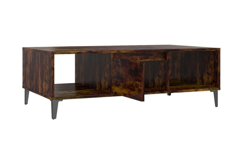 Soffbord rökfärgad ek 103,5x60x35 cm spånskiva - Brun - Möbler - Bord & matgrupper - Soffbord