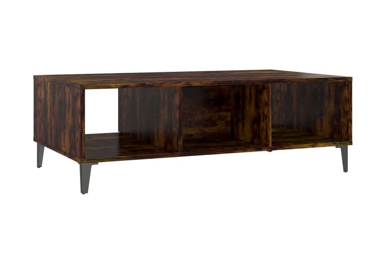 Soffbord rökfärgad ek 103,5x60x35 cm spånskiva - Brun - Möbler - Bord & matgrupper - Soffbord
