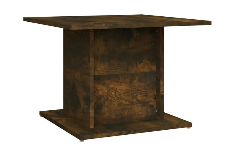 Soffbord rökfärgad ek 55,5x55,5x40 cm spånskiva - Brun - Möbler - Bord & matgrupper - Soffbord