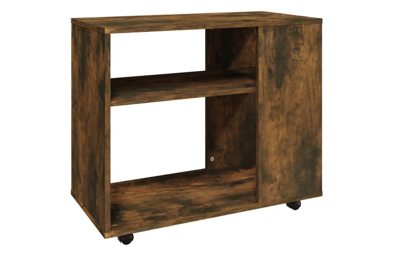 Soffbord rökfärgad ek 70x35x55 cm konstruerat trä - Brun - Möbler - Bord & matgrupper - Soffbord