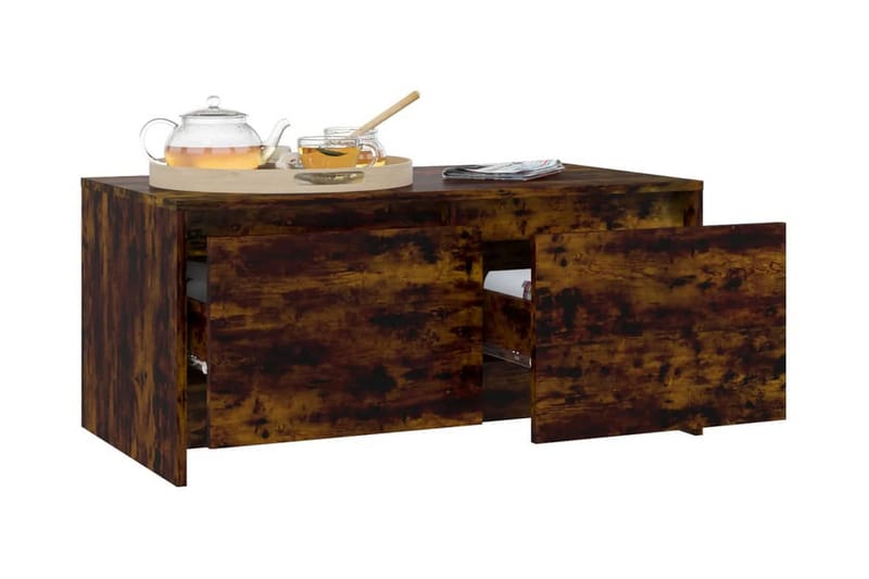 Soffbord rökig ek 90x50x41,5 cm spånskiva - Brun - Möbler - Bord & matgrupper - Soffbord