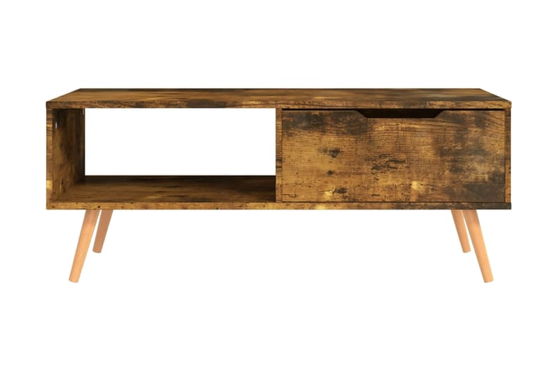 Soffbord rökt ek 100x49,5x43 cm spånskiva - Brun - Möbler - Bord & matgrupper - Soffbord