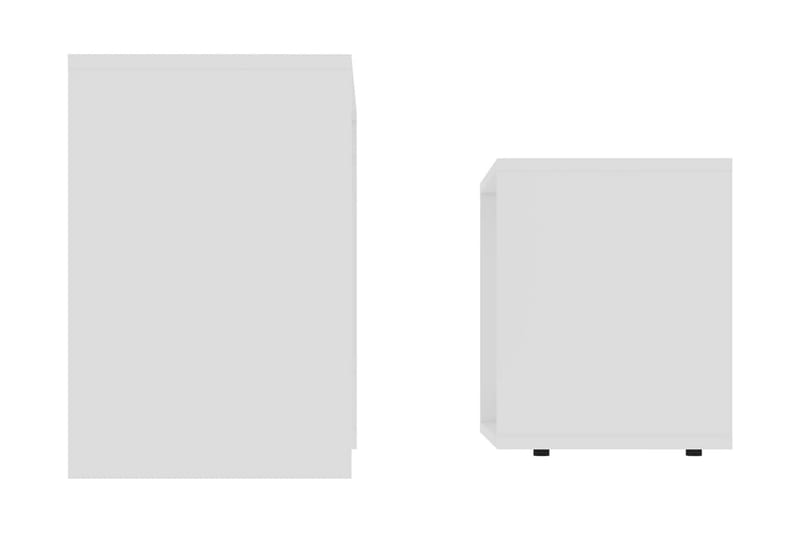 Soffbord set 48x30x45 cm spånskiva - Vit - Möbler - Bord & matgrupper - Soffbord