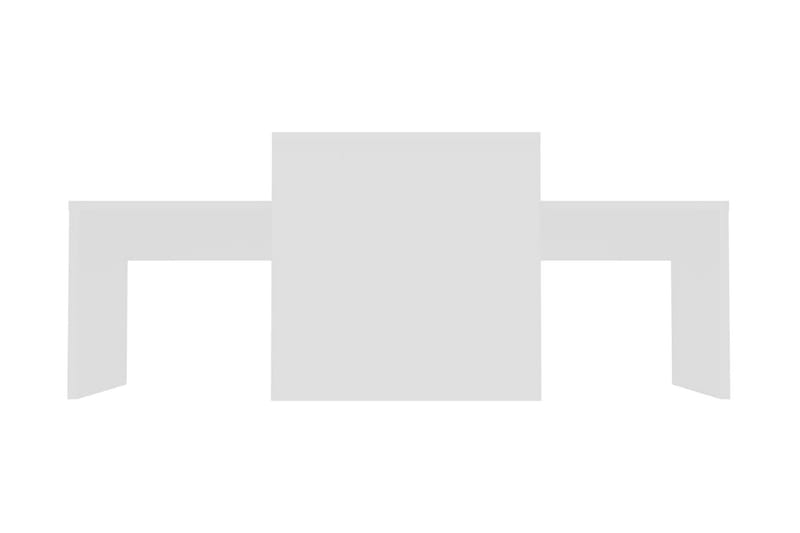 Soffbord set vit 100x48x40 cm spånskiva - Vit - Möbler - Bord & matgrupper - Soffbord