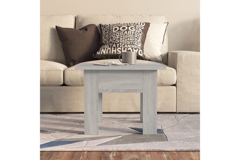 Soffbord sonoma 55x55x42 cm spånskiva - Grå - Möbler - Bord & matgrupper - Soffbord