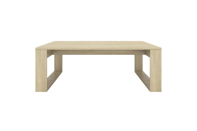 Soffbord sonoma-ek 100x100x35 cm spånskiva - Brun - Möbler - Bord & matgrupper - Soffbord