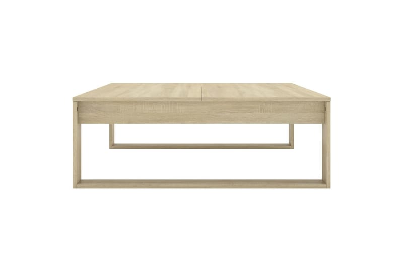 Soffbord sonoma-ek 100x100x35 cm spånskiva - Brun - Möbler - Bord & matgrupper - Soffbord