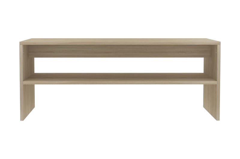 Soffbord sonoma-ek 100x40x40 cm spånskiva - Brun - Möbler - Bord & matgrupper - Soffbord