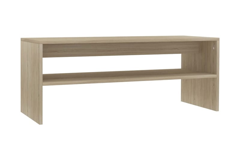 Soffbord sonoma-ek 100x40x40 cm spånskiva - Brun - Möbler - Bord & matgrupper - Soffbord