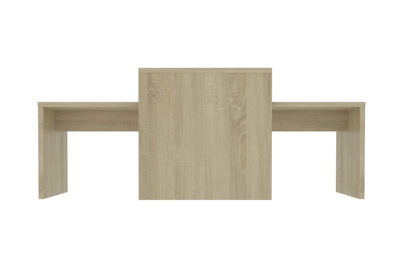 Soffbord sonoma-ek 100x48x40 cm spånskiva - Brun - Möbler - Bord & matgrupper - Soffbord