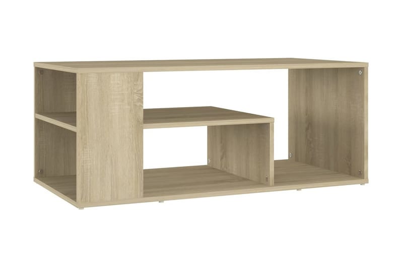 Soffbord sonoma-ek 100x50x40 cm spånskiva - Brun - Möbler - Bord & matgrupper - Soffbord