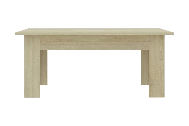 Soffbord sonoma-ek 100x60x42 cm spånskiva - Brun - Möbler - Bord & matgrupper - Soffbord
