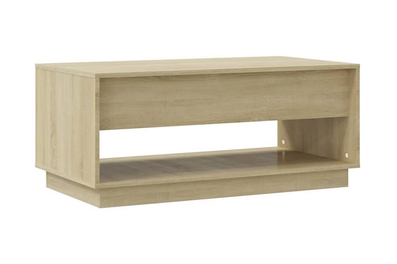 Soffbord sonoma-ek 102,5x55x44 cm spånskiva - Brun - Soffbord