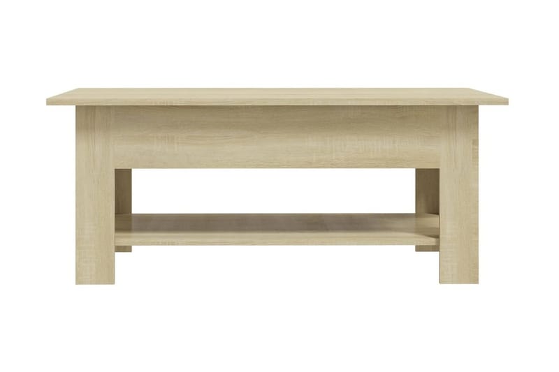 Soffbord sonoma-ek 102x55x42 cm spånskiva - Brun - Möbler - Bord & matgrupper - Soffbord