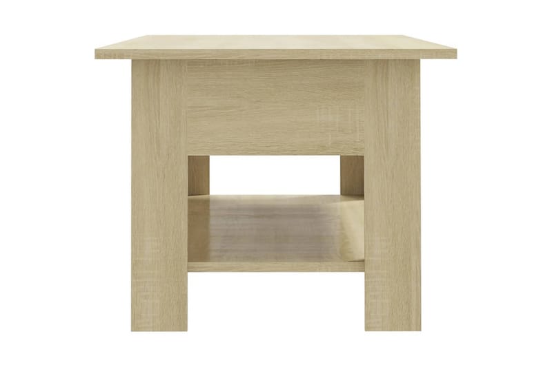 Soffbord sonoma-ek 102x55x42 cm spånskiva - Brun - Möbler - Bord & matgrupper - Soffbord