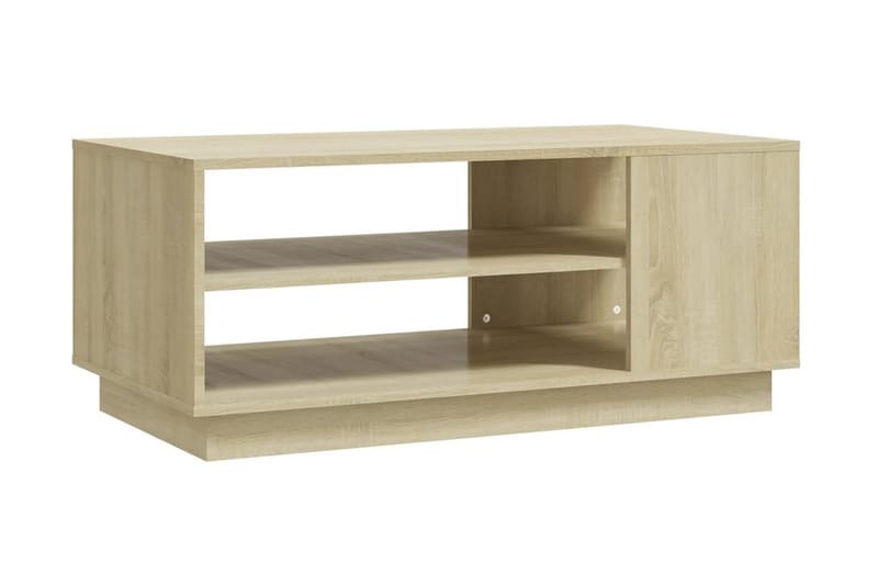 Soffbord sonoma-ek 102x55x43 cm spånskiva - Brun - Soffbord