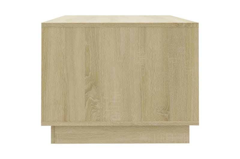 Soffbord sonoma-ek 102x55x43 cm spånskiva - Brun - Soffbord