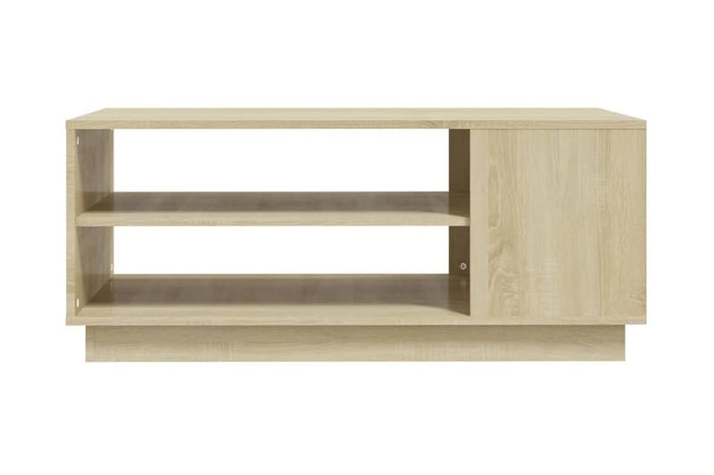 Soffbord sonoma-ek 102x55x43 cm spånskiva - Brun - Soffbord