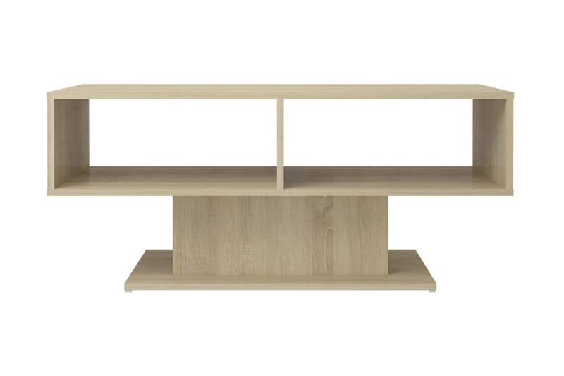 Soffbord sonoma-ek 103,5x50x44,5 cm spånskiva - Brun - Soffbord