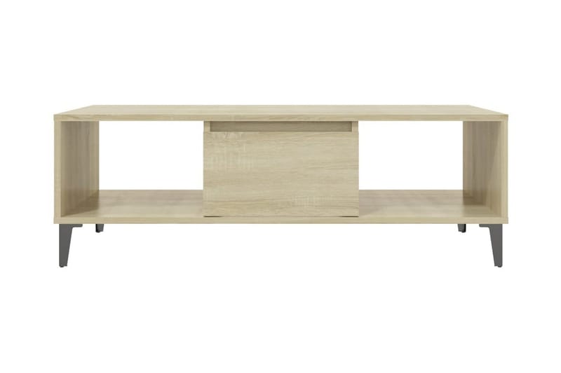 Soffbord sonoma-ek 103,5x60x35 cm spånskiva - Brun - Möbler - Bord & matgrupper - Soffbord