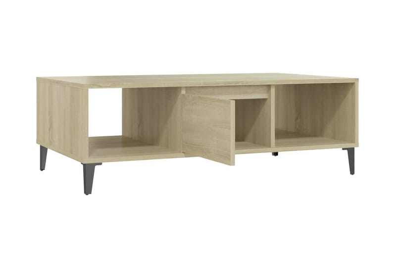 Soffbord sonoma-ek 103,5x60x35 cm spånskiva - Brun - Möbler - Bord & matgrupper - Soffbord