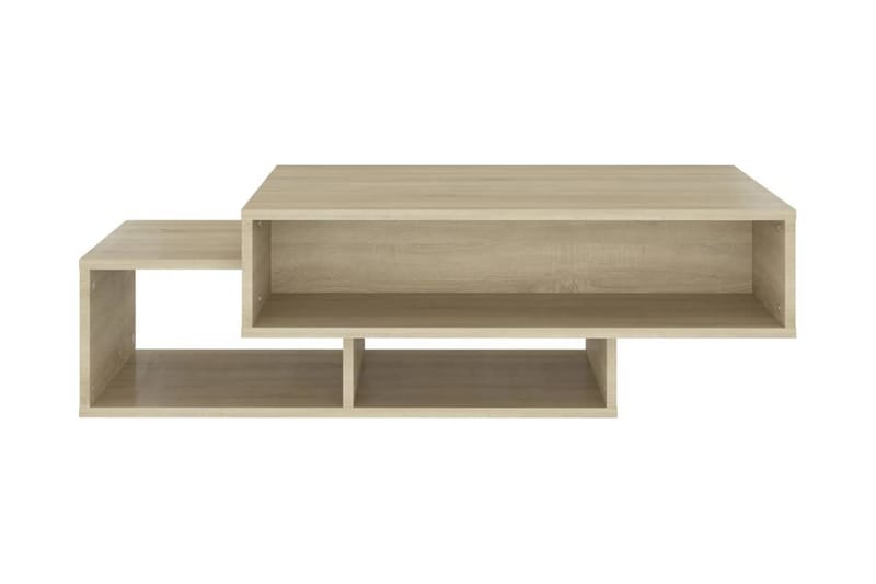 Soffbord sonoma-ek 105x55x32 cm spånskiva - Brun - Soffbord