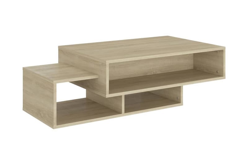 Soffbord sonoma-ek 105x55x32 cm spånskiva - Brun - Möbler - Bord & matgrupper - Soffbord