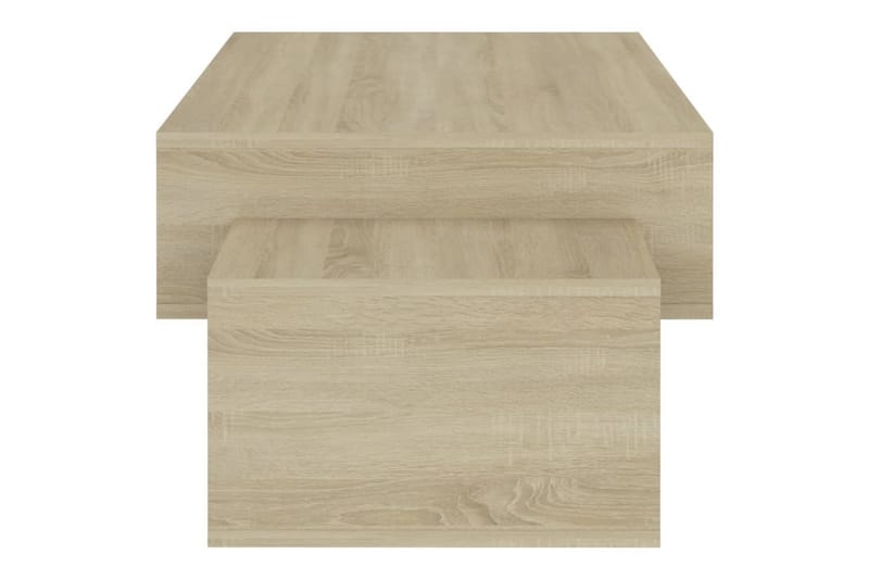 Soffbord sonoma-ek 105x55x32 cm spånskiva - Brun - Möbler - Bord & matgrupper - Soffbord