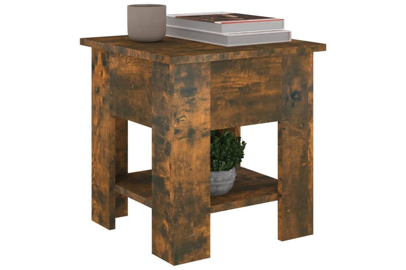 Soffbord sonoma-ek 40x40x42 cm konstruerat trä - Brun - Möbler - Bord & matgrupper - Soffbord