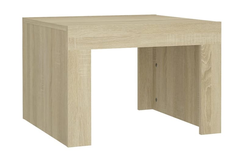 Soffbord sonoma-ek 50x50x35 cm spånskiva - Brun - Möbler - Bord & matgrupper - Soffbord