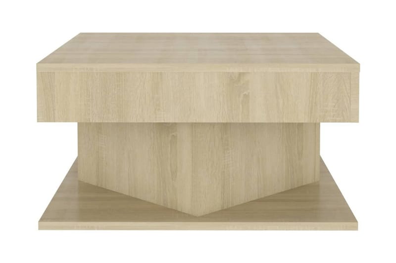 Soffbord sonoma-ek 57x57x30 cm spånskiva - Brun - Möbler - Bord & matgrupper - Soffbord