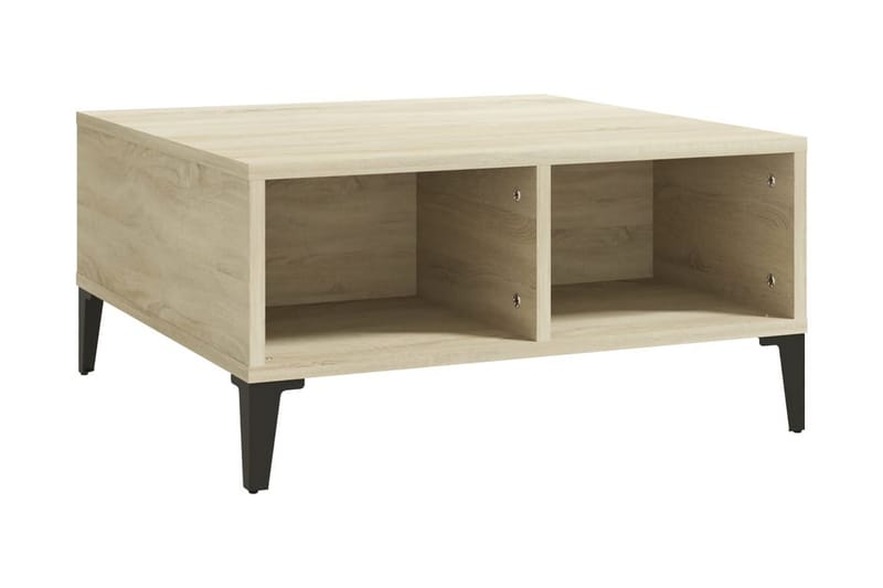 Soffbord sonoma-ek 60x60x30 cm spånskiva - Brun - Möbler - Bord & matgrupper - Soffbord