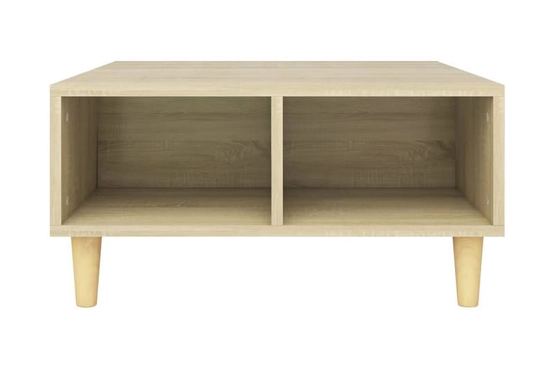 Soffbord sonoma-ek 60x60x30 cm spånskiva - Brun - Möbler - Bord & matgrupper - Soffbord