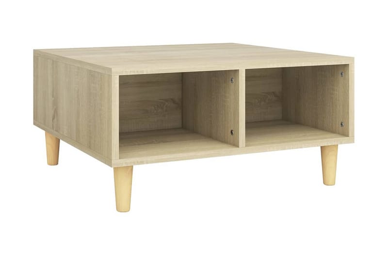 Soffbord sonoma-ek 60x60x30 cm spånskiva - Brun - Möbler - Bord & matgrupper - Soffbord