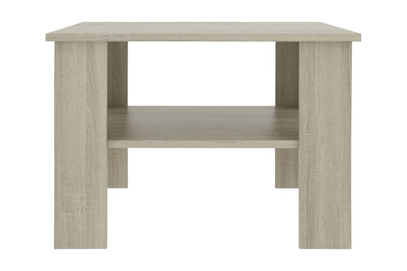 Soffbord sonoma-ek 60x60x42 cm spånskiva - Brun - Möbler - Bord & matgrupper - Soffbord