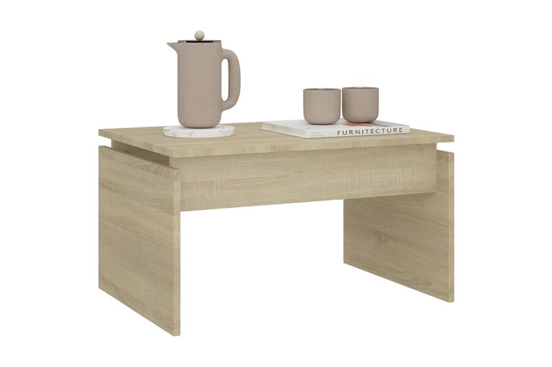 Soffbord sonoma-ek 68x50x38 cm spånskiva - Brun - Möbler - Bord & matgrupper - Soffbord