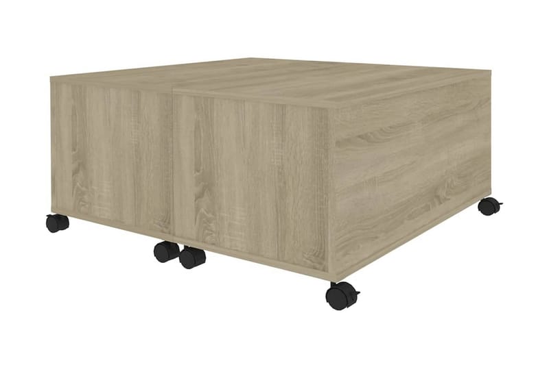 Soffbord sonoma-ek 75x75x38 cm spånskiva - Brun - Möbler - Bord & matgrupper - Soffbord