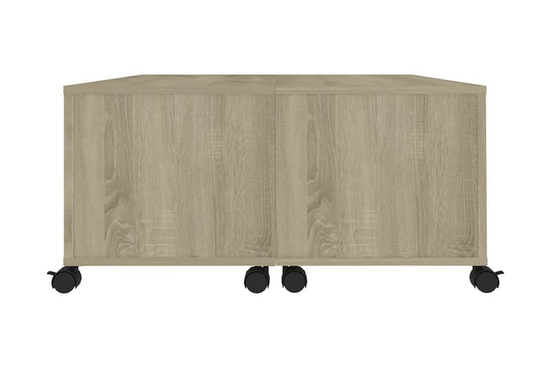 Soffbord sonoma-ek 75x75x38 cm spånskiva - Brun - Möbler - Bord & matgrupper - Soffbord