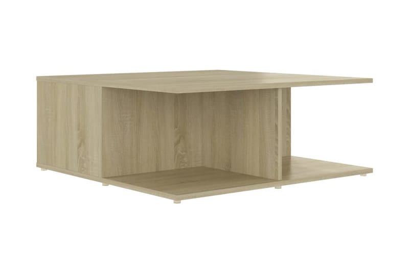 Soffbord sonoma-ek 80x80x31 cm spånskiva - Brun - Möbler - Bord & matgrupper - Soffbord