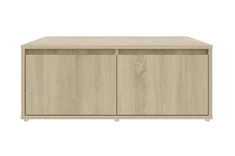 Soffbord sonoma-ek 80x80x31 cm spånskiva - Brun - Soffbord