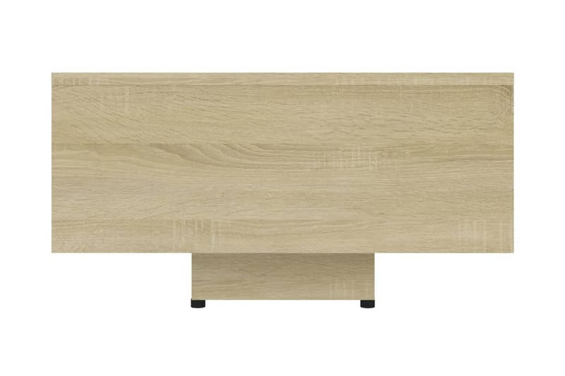 Soffbord sonoma-ek 85x55x31 cm spånskiva - Brun - Soffbord