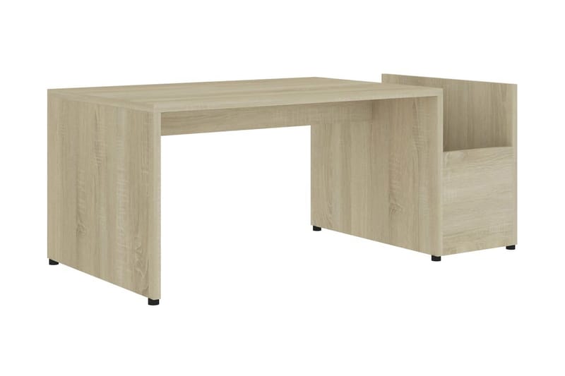 Soffbord sonoma-ek 90x45x35 cm spånskiva - Brun - Möbler - Bord & matgrupper - Soffbord